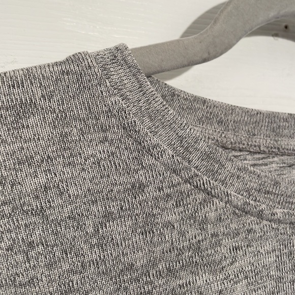 Shein Red and Gray Color Block Long-sleeved Shirt - Picture 5 of 5